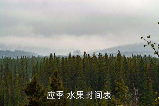 季節水果,關于水果的解釋