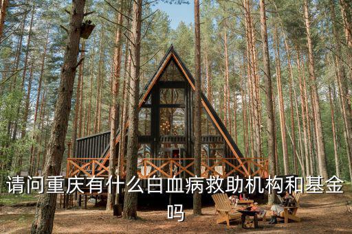 請問重慶有什么白血病救助機構(gòu)和基金嗎