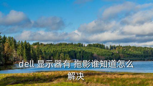 dell 顯示器有 拖影誰(shuí)知道怎么解決