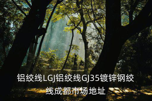 鋁絞線LGJ鋁絞線GJ35鍍鋅鋼絞線成都市場地址