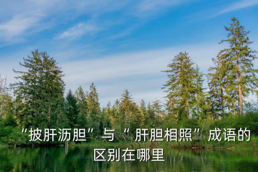 肝膽相照造句,肝膽相照四個字:相字偏向對方