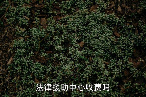 法律援助中心收費(fèi)嗎