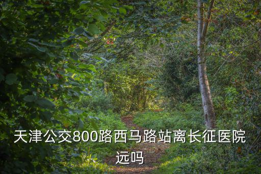天津公交800路西馬路站離長征醫院遠嗎