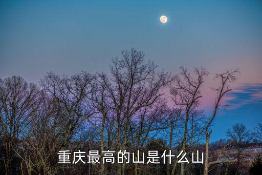 重慶市巫山縣最高的山，重慶巫溪大官山最高峰叫什么名字
