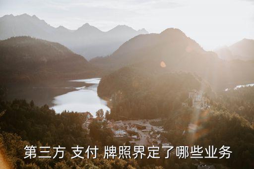 第三方支付牌照,第三方支付牌照可開通預付卡發(fā)行受理服務