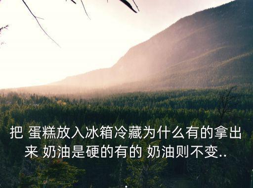 鮮奶油蛋糕,奶油蛋糕和淡奶油飾品不同之處