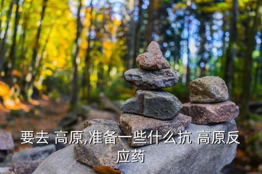 要去 高原,準備一些什么抗 高原反應藥