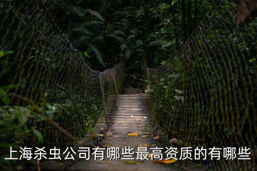 上海殺蟲公司有哪些最高資質的有哪些