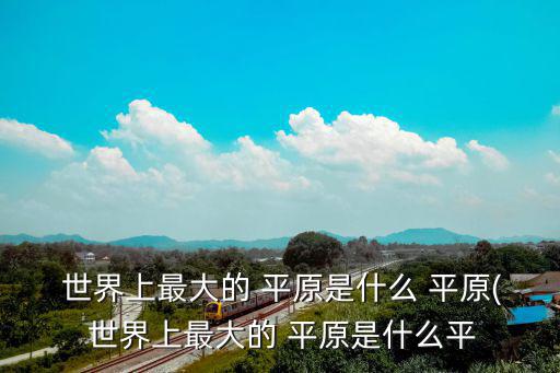  世界上最大的 平原是什么 平原( 世界上最大的 平原是什么平