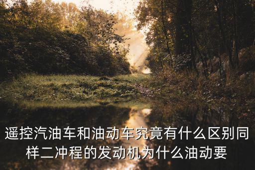 遙控汽油車和油動車究竟有什么區(qū)別同樣二沖程的發(fā)動機(jī)為什么油動要