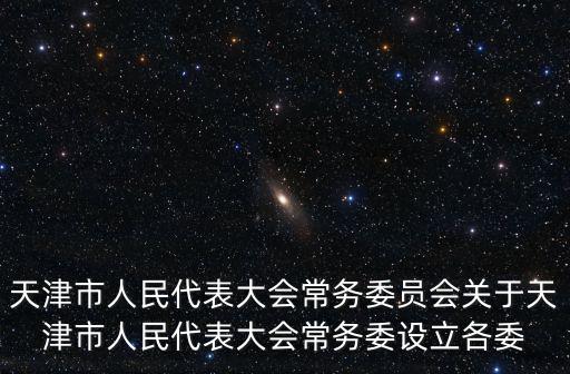 天津市民工作委員會設8名，天津市人民代表大會常務委員會關于天津市人民代表大會常務委設立各委