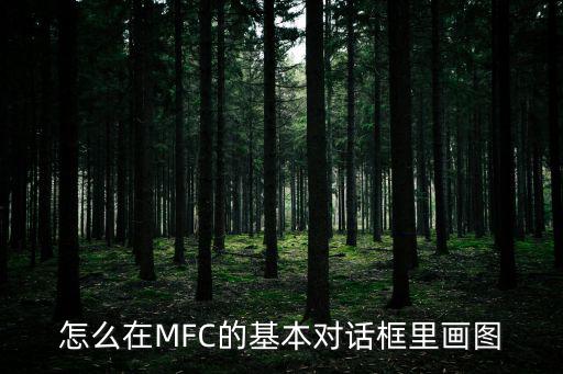對話框簡筆畫，怎么在MFC的基本對話框里畫圖