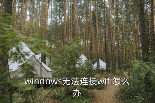 windows無法連接wifi怎么辦