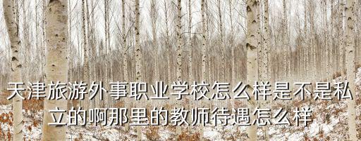 天津市旅游外事職業(yè)學(xué)校工資，天津旅游外事職業(yè)學(xué)校畢業(yè)后學(xué)歷和正規(guī)的大專一樣嗎