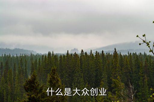 大眾創業，大眾創業萬眾創新是什么意思