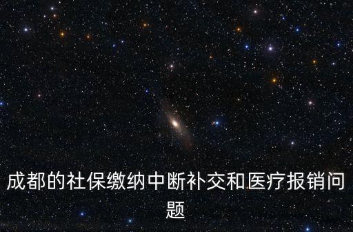 成都市醫保無法繳費怎么辦，成都市社保欠費怎么辦啊
