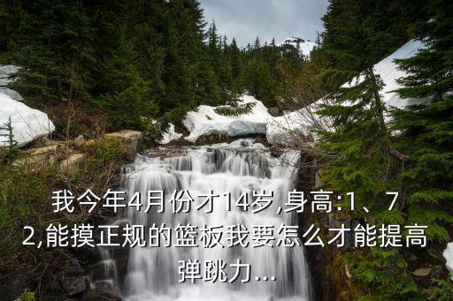 我今年4月份才14歲,身高:1、72,能摸正規的籃板我要怎么才能提高彈跳力...