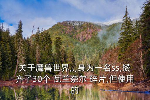 瓦蘭奈爾的碎片,玩家需在奧杜爾戰斗獲得碎片并組裝成治療錘