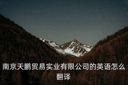 天津市天鵬實業開發公司，天津八里臺中天大廈6層是什么公司
