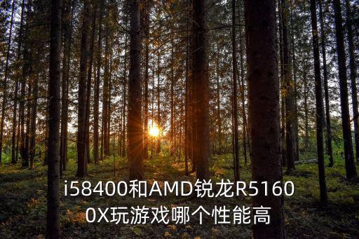 i58400和AMD銳龍R51600X玩游戲哪個(gè)性能高