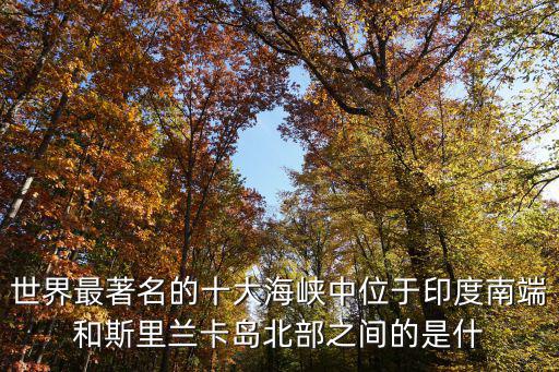 世界最著名的十大海峽中位于印度南端和斯里蘭卡島北部之間的是什