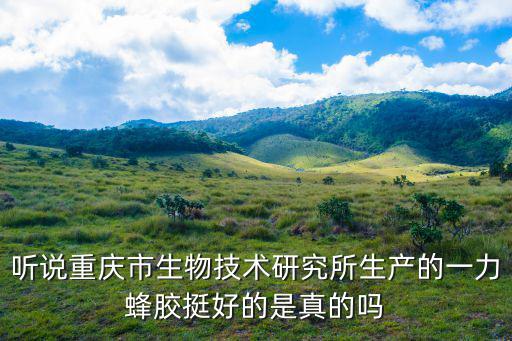 聽說重慶市生物技術研究所生產的一力蜂膠挺好的是真的嗎