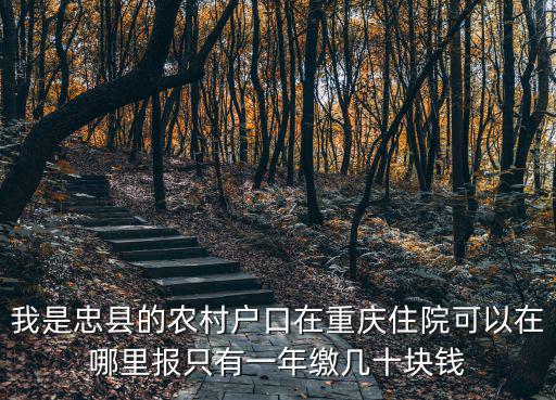 我是忠縣的農村戶口在重慶住院可以在哪里報只有一年繳幾十塊錢