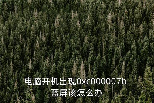 電腦開機出現(xiàn)0xc000007b 藍(lán)屏該怎么辦