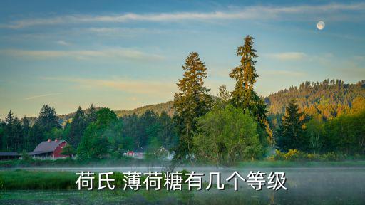 荷氏 薄荷糖有幾個等級