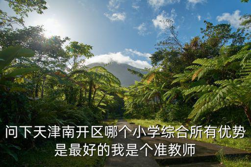 問下天津南開區哪個小學綜合所有優勢是最好的我是個準教師