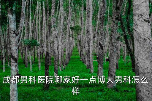 成都男科醫(yī)院哪家好一點博大男科怎么樣