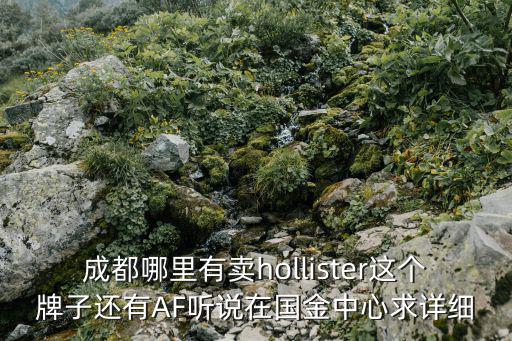 成都哪里有賣hollister這個(gè)牌子還有AF聽(tīng)說(shuō)在國(guó)金中心求詳細(xì)