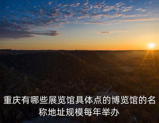 重慶市博物館有幾家，重慶免費的博物館有哪些