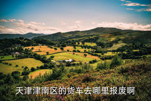 天津津南區(qū)的貨車去哪里報廢啊