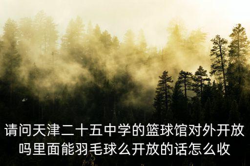 天津市第二十五中籃球，天津市內有沒有對外開放的籃球館