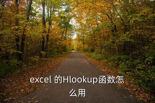 lookup函數的使用方法，excel 的Hlookup函數怎么用