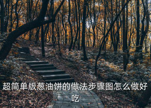 超簡單版蔥油餅的做法步驟圖怎么做好吃