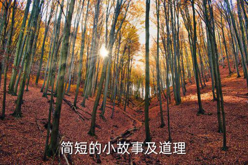 簡短的小故事及道理