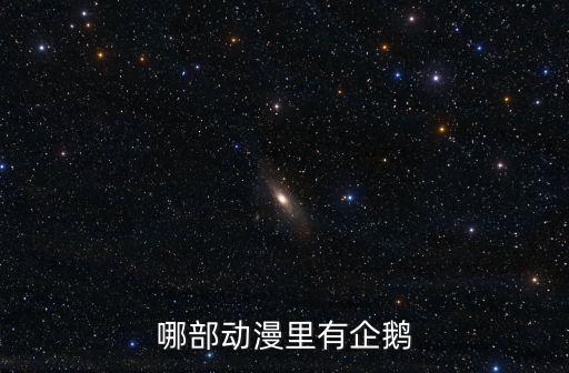 哪部動漫里有企鵝