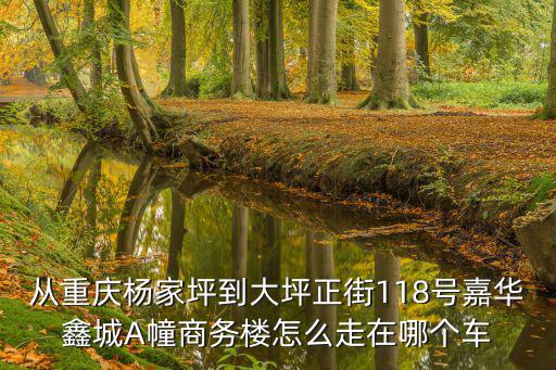 從重慶楊家坪到大坪正街118號(hào)嘉華鑫城A幢商務(wù)樓怎么走在哪個(gè)車(chē)