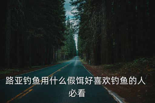 路亞釣魚用什么假餌好喜歡釣魚的人 必看