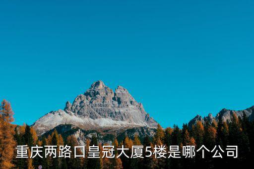 重慶兩路口皇冠大廈5樓是哪個(gè)公司