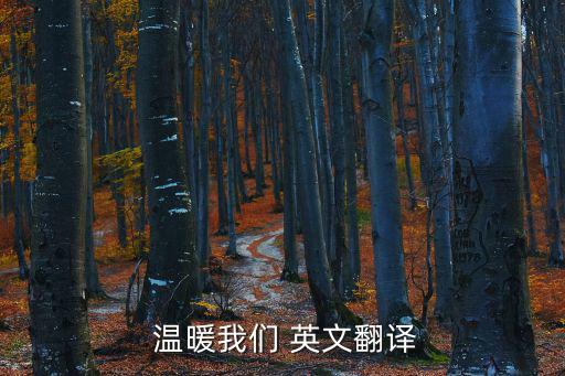  溫暖我們 英文翻譯