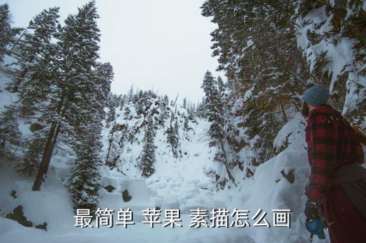 素描畫蘋果,蘋果造型和朝向是畫面動動性重要體現