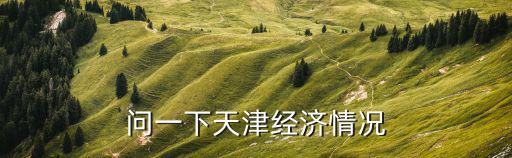 問一下天津經濟情況