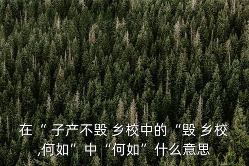 子產不毀鄉校,是什么樣子?子產不毀鄉校