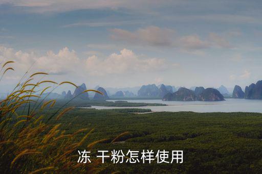 凍 干粉怎樣使用