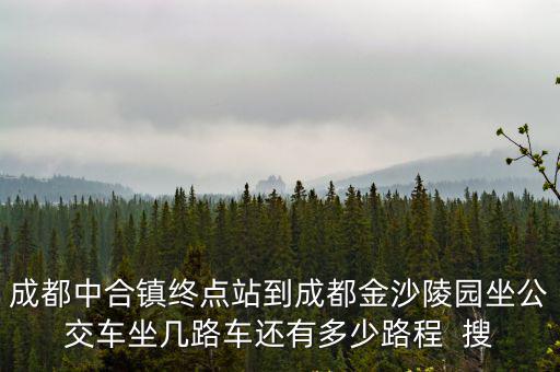 成都中合鎮終點站到成都金沙陵園坐公交車坐幾路車還有多少路程  搜