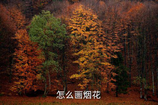 怎么畫煙花