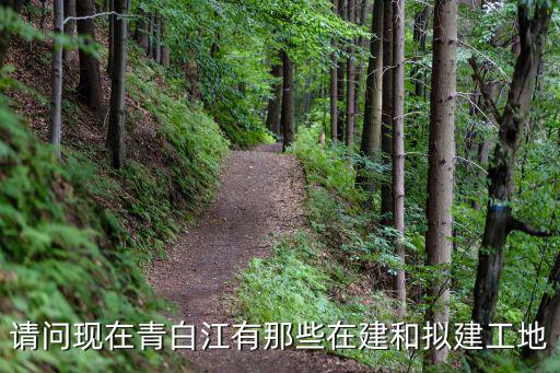 請問現在青白江有那些在建和擬建工地